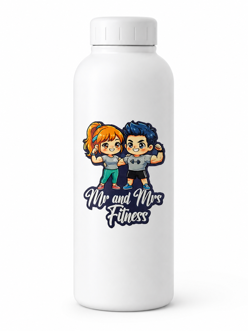 Couple Fitness Goals Sticker