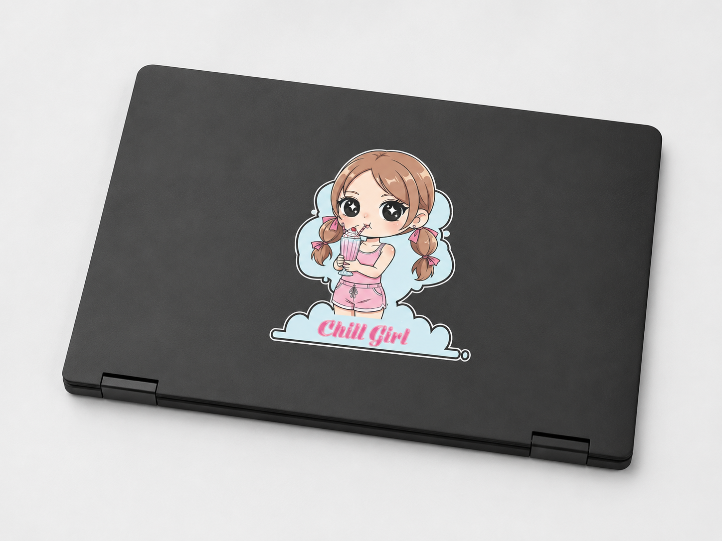 Chibi Chill Girl Sticker