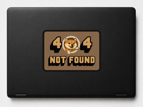 404 Not Found Sticker