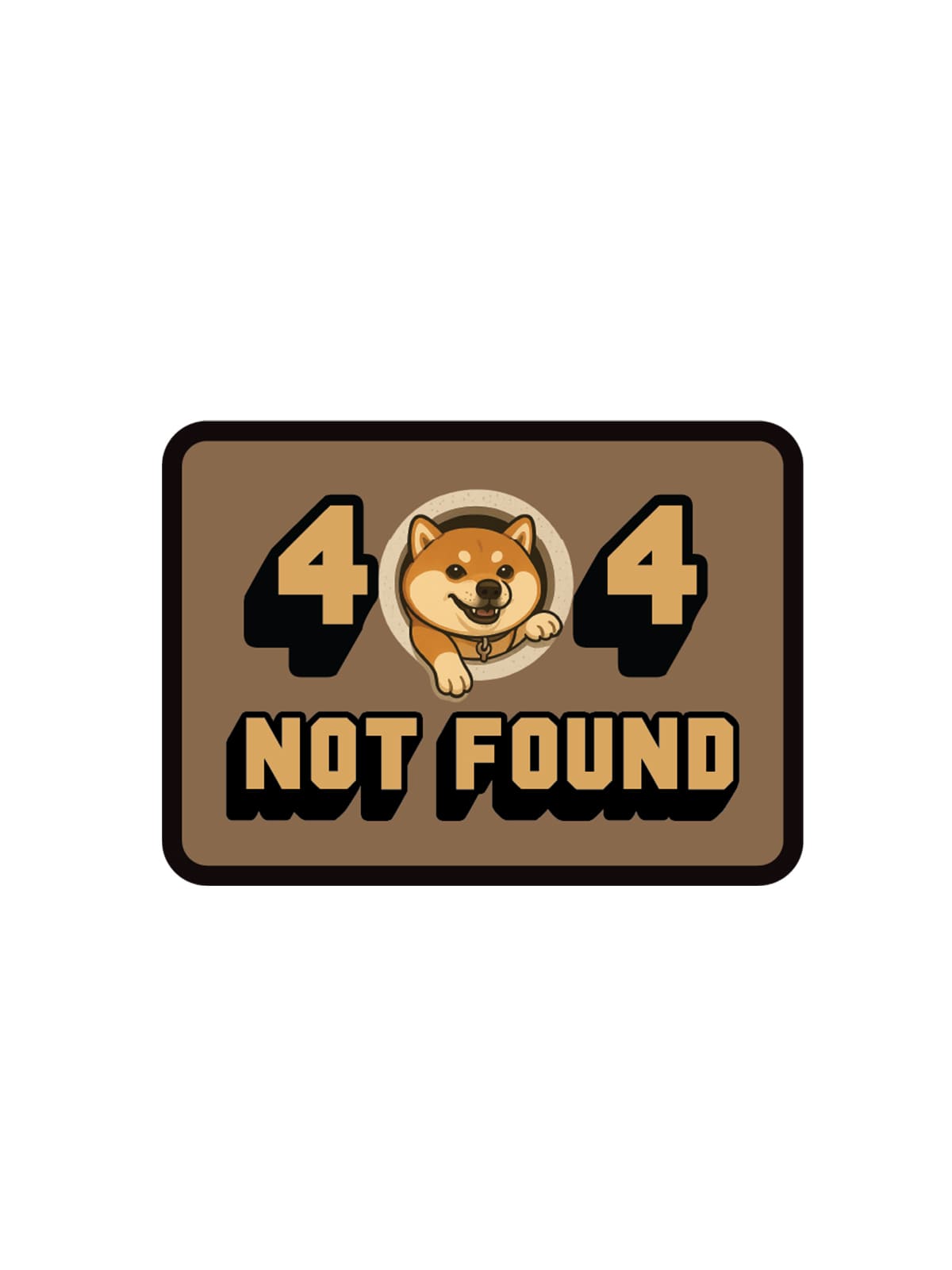 404 Not Found Sticker