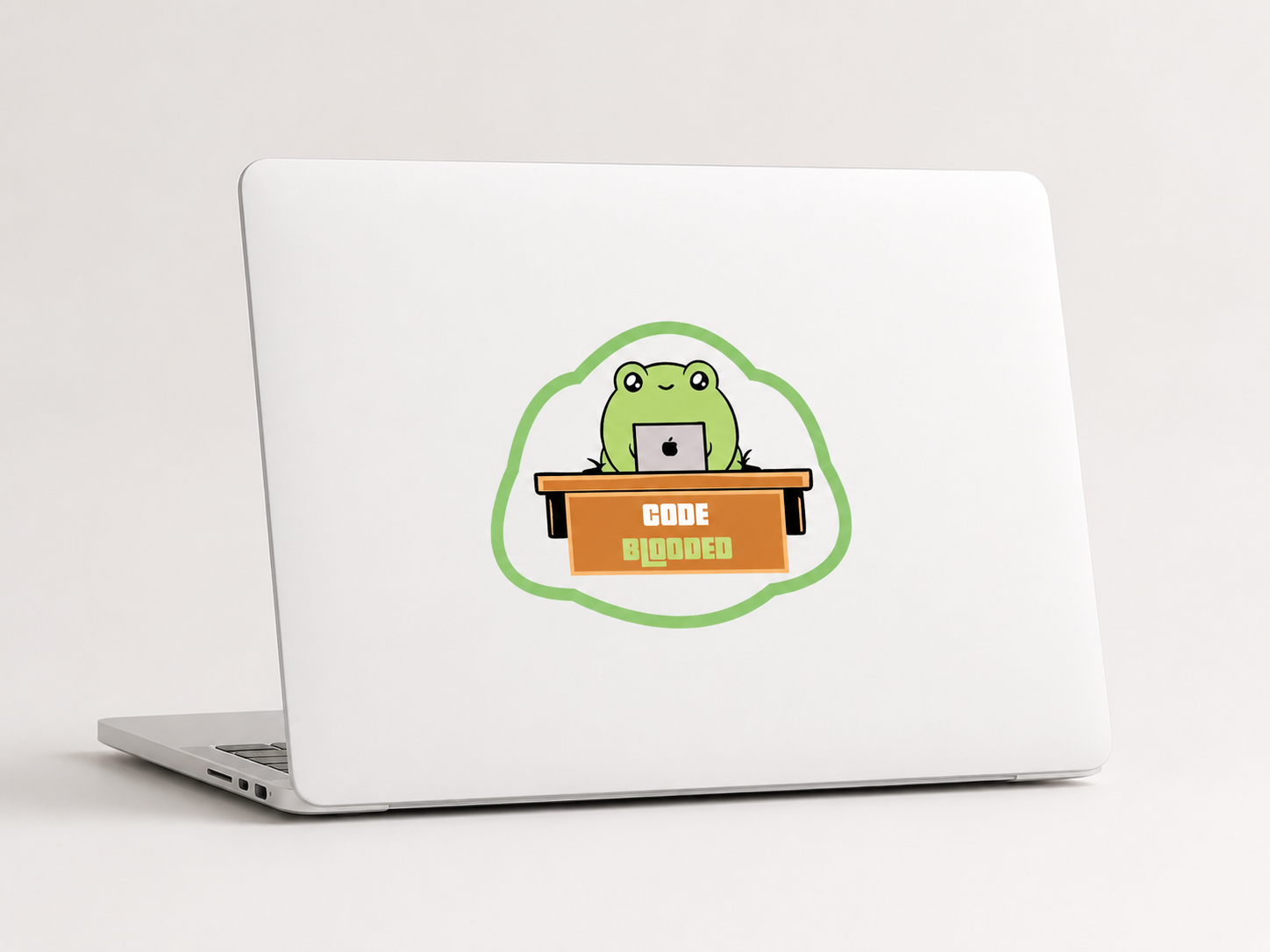 Coding Frog Sticker