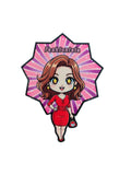 Fashionista Girl Sticker