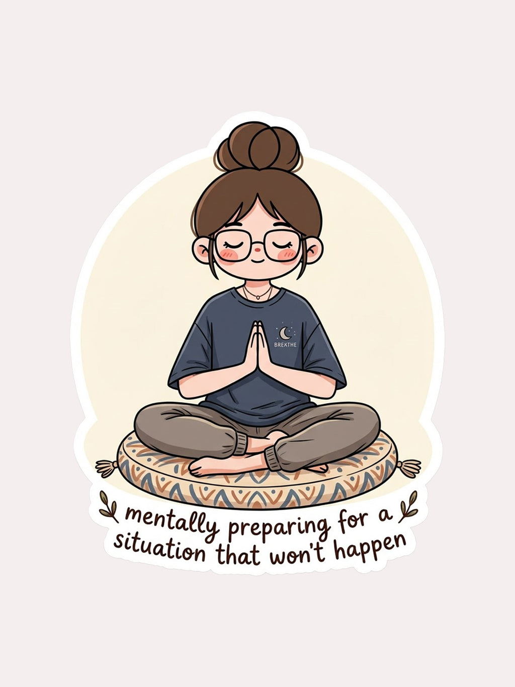 Mentally Preparing Sticker