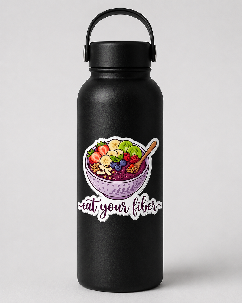 Cute Fiber Bowl Sticker