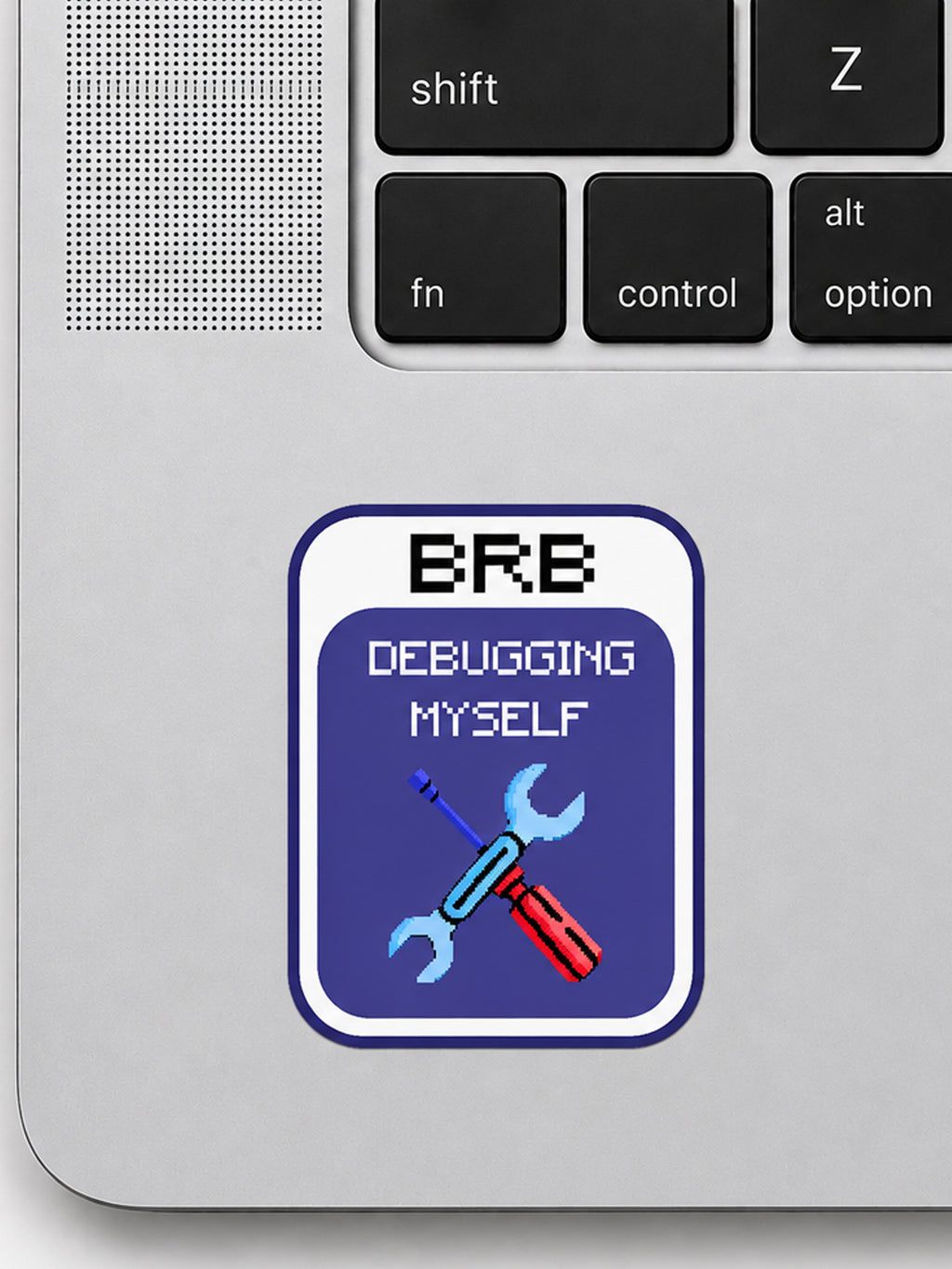Debugging myself Sticker