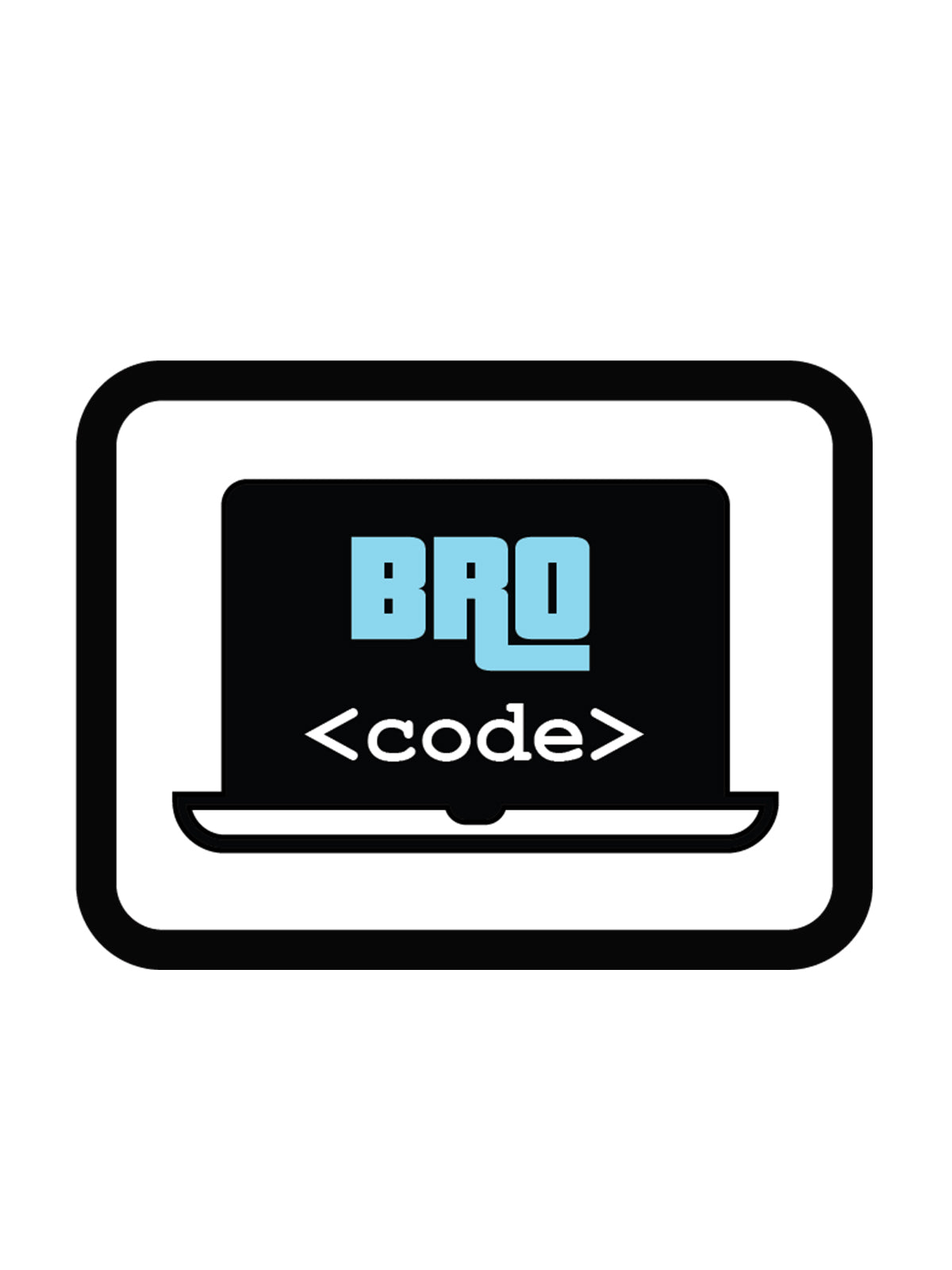 Bro Code Sticker