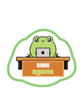 Coding Frog Sticker