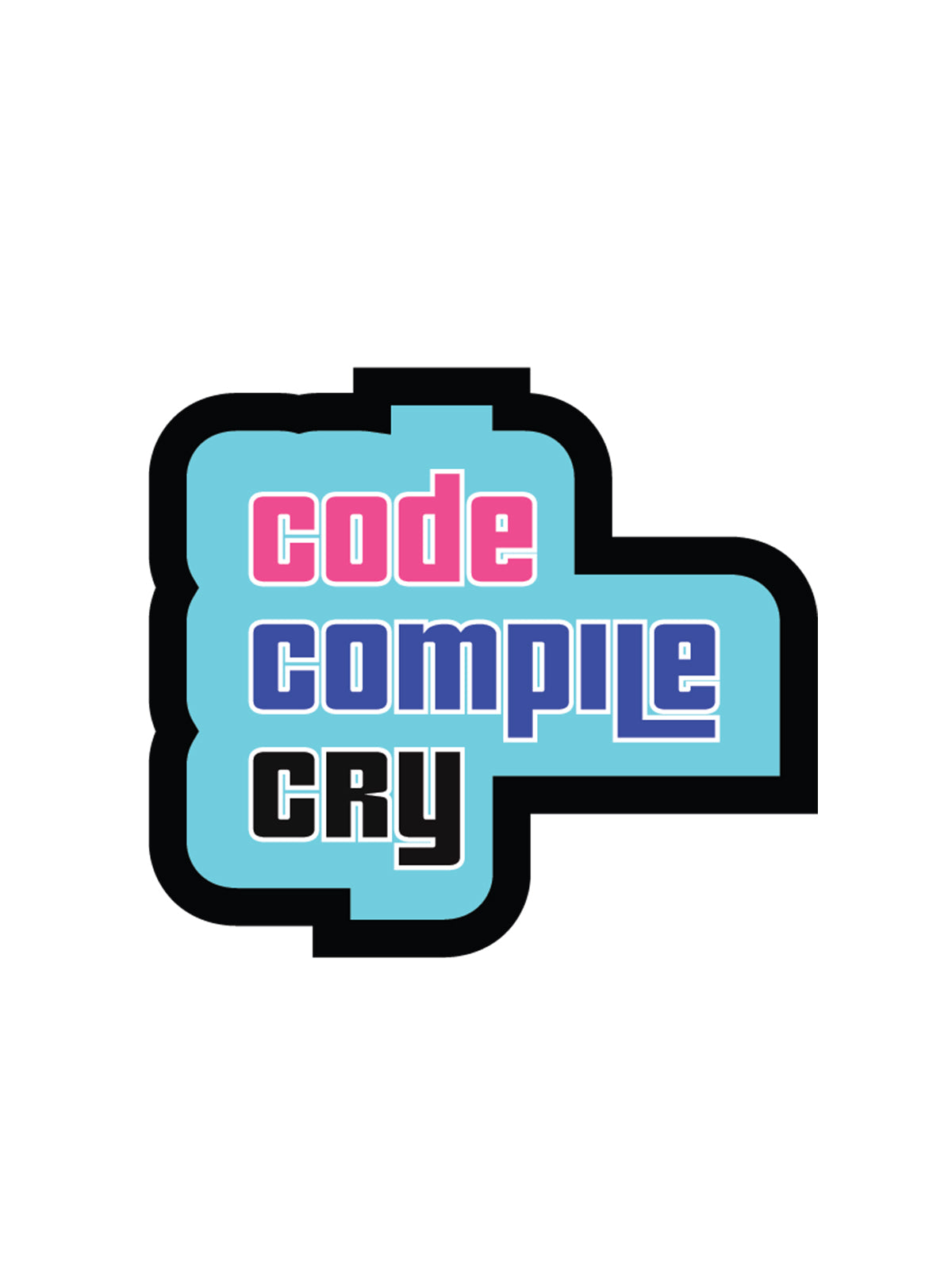 Funny Coding Sticker