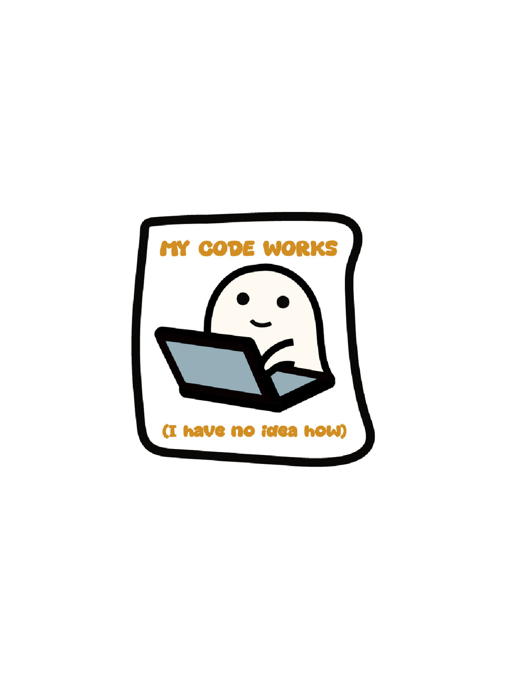 Coding Funny Sticker
