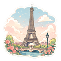 Eiffel Tower Sticker