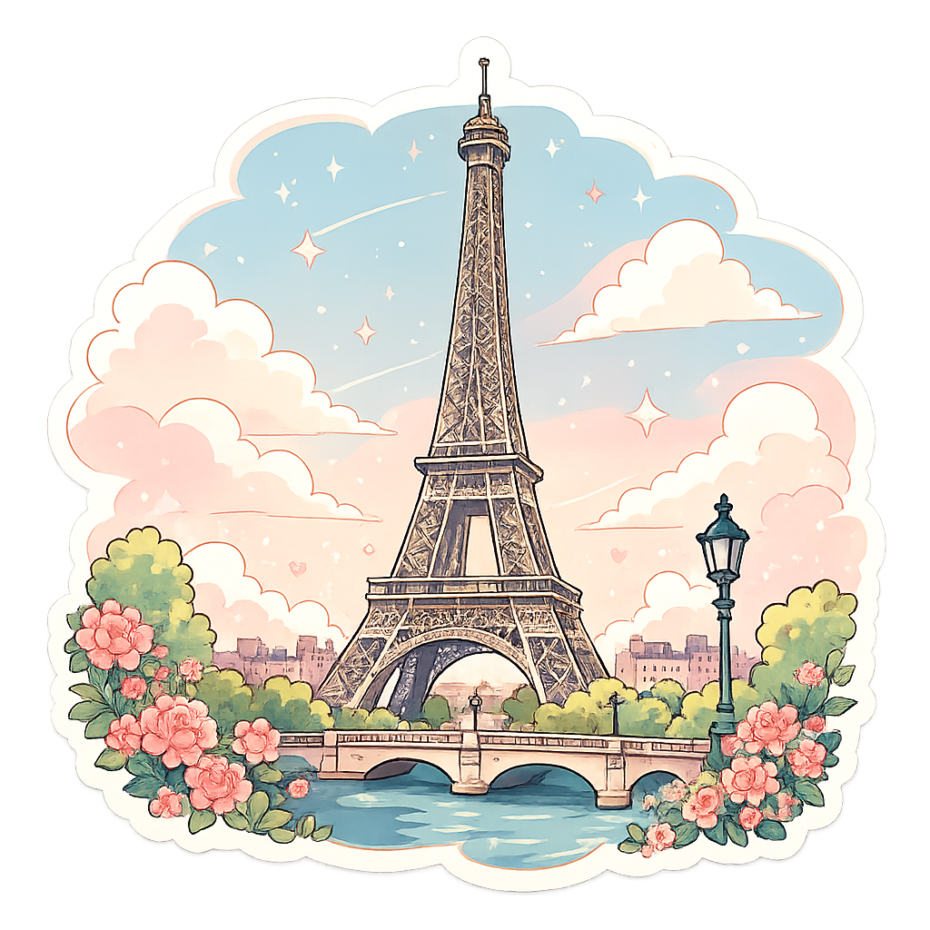 Eiffel Tower Sticker