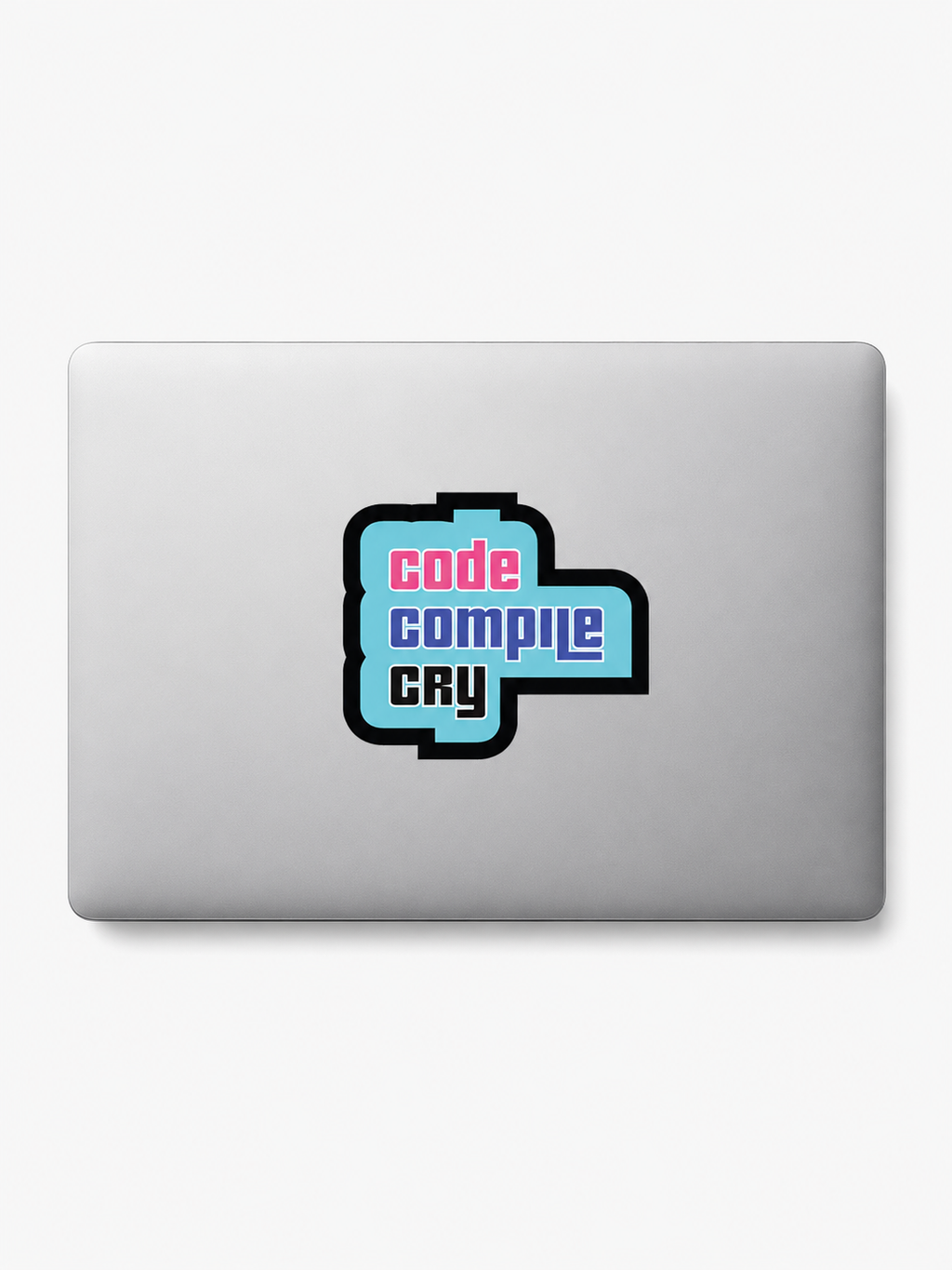 Code Compile Cry Sticker