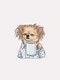 Sleepy Dog Sticker