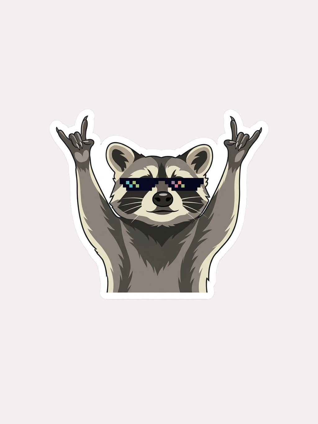 Raccoon Sticker
