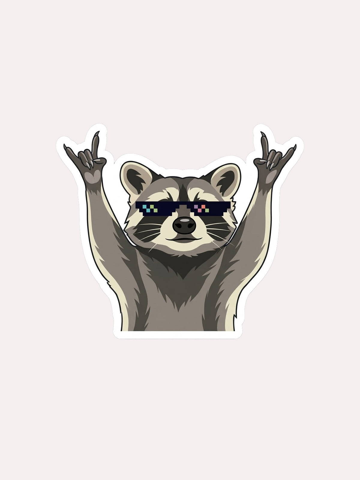 Raccoon Sticker