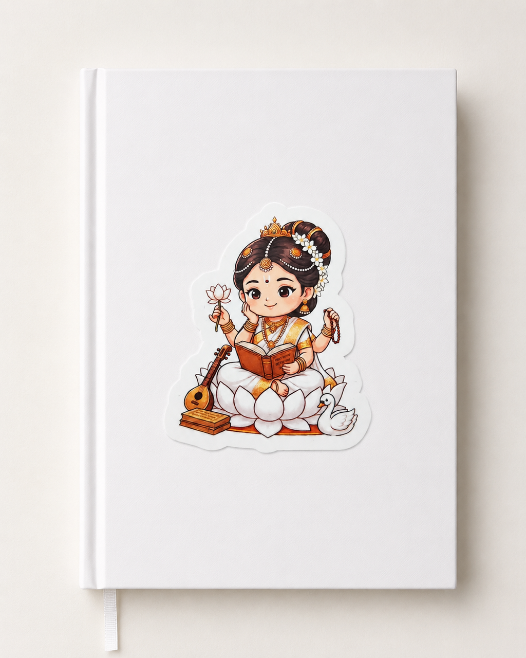 Goddess Saraswati Sticker