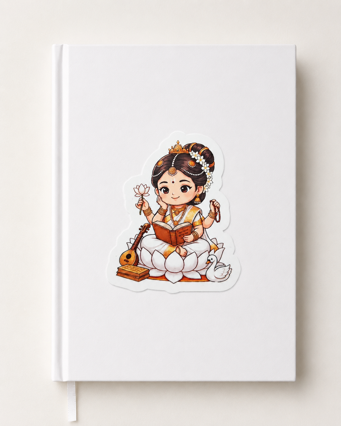 Goddess Saraswati Sticker
