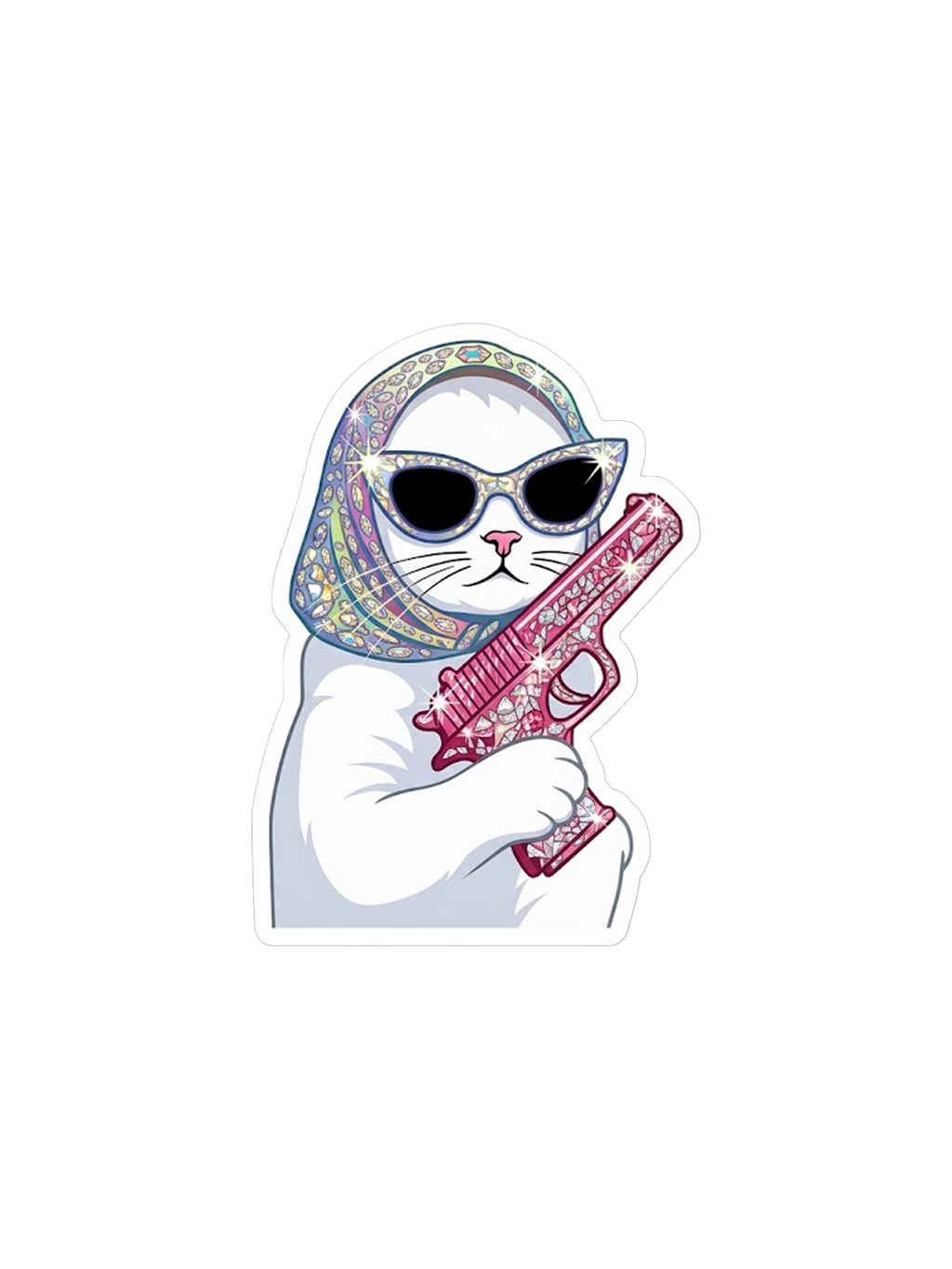 Sassy Cat Sticker