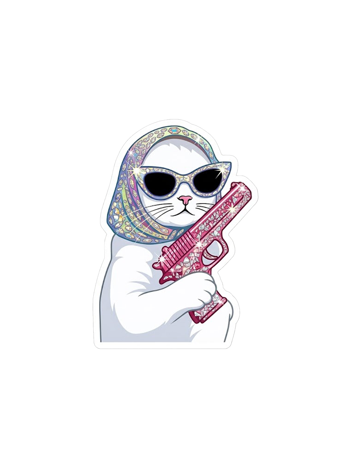 Sassy Cat Sticker