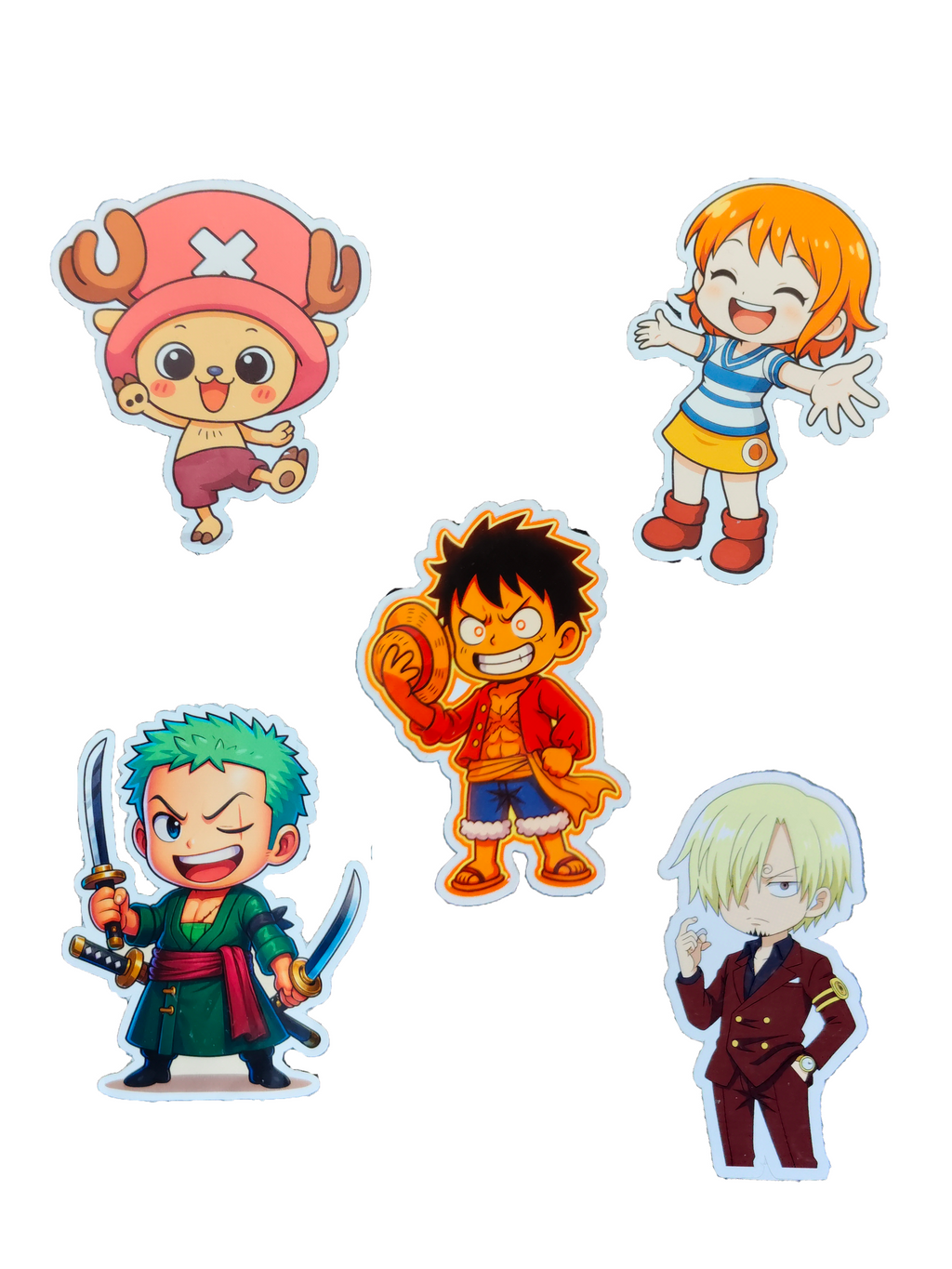One Piece Stickers - 5 Pcs